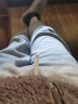 安踏（ANTA）加绒男裤休闲运动裤春季卫裤男保暖口袋简约跑步运动长裤子 拉链口袋收口-灰花灰6N-3 XL 实拍图