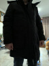 卡度顿特大码8XL-M中长款羽绒服男冬季新款胖子加肥加大码白鸭绒保暖连帽外套青少年痞帅可脱卸帽羽绒衣 2199黑色 4XL建议180-200斤左右 实拍图