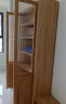 源氏木语 实木书柜带玻璃门组合展示柜现代靠墙橡木置物柜整墙书架 四门A款0.85m 晒单实拍图
