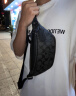 蔻驰（COACH）男包 Warren拉链开合男士胸包腰包 CJ707 黑色 QBO4G 实拍图