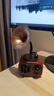 山水（SANSUI） T31无线蓝牙小音箱复古迷你音响手机电脑桌面低音炮便携式大功率音量音乐播放器 深木纹(仿古装饰音响） 实拍图