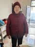 俞兆林妈妈装红色保暖加厚连帽棉衣中老年女装中长款棉服外套 Y244M1009 实拍图