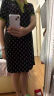 缇米媗胖妈妈女装夏装气质连衣裙休闲大码中年女装洋气新款春夏直筒裙子 黑色 2XL建议穿130-140斤 晒单实拍图