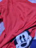NASALIKE欧洲站大版女装网红ins超火米奇短袖女T恤中长款半袖宽松磨毛上衣 红色 XL（建议118斤-132斤） 晒单实拍图