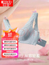 红豆内衣女商场同款婴儿绵无钢圈文胸莫代尔蕾丝胸罩 薰衣草紫A70 实拍图