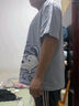 真维斯（Jeanswest）胖子短袖t恤男ins潮牌大码宽松上衣服加肥加大夏季纯棉圆领半截袖 【100%纯棉】白色(柯尔鸭左下标) 5XL (体重230-260斤) 实拍图