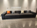 沐眠京东居家优选豆腐块沙发客厅小户型免洗绒布直排沙发AZ-2201 六人 实拍图