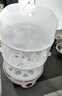 煮蛋器蒸蛋器电蒸锅小型炖蒸煮一体小蒸锅煎蛋锅小型蒸煮鸡蛋神器家用宿舍电煎锅小电器小电锅 三层 【带量杯+分离器】 实拍图