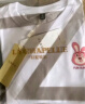 La Chapelle Sport拉夏贝尔纯棉短袖t恤女装夏季宽松休闲百搭显瘦潮牌时尚圆领上衣 黑色(揣手兔胸标) 170/L（推荐115-130斤） 实拍图