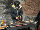 尚烤佳（Suncojia）不锈钢圆形烧烤网 围炉煮茶烤网 网格片 烧烤烤肉篦子 29.5cm 实拍图