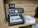 Barsetto二代咖啡机 百胜图意式半自动家用办公室研磨一体机 现磨咖啡豆手动奶泡机 双加热双泵BAE02石墨黑 晒单实拍图