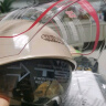 凤凰（phoenix）国标3C认证电动车摩托车头盔复古款TK708卡其色 双形态帽檐瓢盔双镜片半盔男女士均码 晒单实拍图