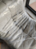 芝华仕（CHEERS） 芝华仕现代简约布艺毛毛虫小沙发阳台懒人椅客厅家用XJ014 中号-浅沙色 一人位 50cm -7天发货 晒单实拍图