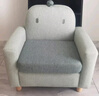 源氏木语实木抱抱儿童沙发动物造型小沙发迷你宝宝椅 熊猫儿童沙发(浅灰+深灰) 58cm 实拍图