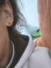 Lnieer999足银石榴石耳钉女2025年新款红色银耳环螺丝拧扣养耳洞银耳饰 石榴石耳钉【999足银】 实拍图