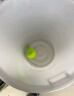 领象 大水桶塑料桶圆形收纳桶大容量水桶酒店厨房工业环卫物业大号废料桶 带盖LX280白色（约装320斤水） 实拍图