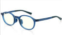 睛姿（JINS）防蓝光眼镜儿童学生防辐射眼镜护目镜TR90镜框FPC17A104【2-8岁】 358 海军蓝（有包装） 实拍图