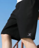 特步（XTEP） 运动裤短裤男裤子夏季男士休闲中裤跑步服黑色速干短裤五分裤男 黑色-（梭织薄款）拉链口袋 L /175【现货速发】 实拍图