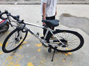 Jeep吉普公路自行车男女变速700C细轮碟刹弯把跑车越野学生赛车速飞 弯把-黑白 21速高配 26英寸 实拍图
