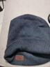 七匹狼帽子男冬季针织帽羊毛保暖毛线冬防风防寒头套骑车加厚加绒套头帽 中灰色【加绒款】 实拍图