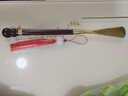 木居御浩堂 鞋拔子黄铜拔子精品黄铜鞋抽长实木铜鞋拔子穿鞋器提鞋器 紫檀铜鞋拔子 35cm 实拍图