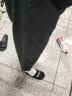 至涛裤子男春夏季牛仔裤直筒宽松美式复古高街潮牌加厚阔腿裤休闲长裤 黑灰色 XL ( 建议110-130斤可穿 ) 晒单实拍图