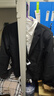 星禾莱休闲西装男套装痞帅高校学生小西服男女百搭班服外套DK学院风班服 西服+长西裤 2XL 135-152斤 实拍图