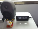 SEIKO日本精工时钟插电式电源电池供电常亮液晶显示温度日历电子小闹钟 QHL081K黑色 实拍图