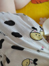 婧麒婴儿连体衣夏装新生男女宝宝夏季衣服纯棉薄款空调服爬服夏天 奶牛 100cm 实拍图