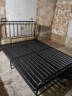 L&S床铁艺床铁架床时尚双人床现代简约卧室出租房宿舍床板床铺 YC18 1.5*2m加密骨架（黑白请备注） 实拍图