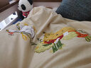 罗莱儿童三件套 母婴A类全棉加厚磨毛宿舍单人床单被套枕套 150*215 实拍图