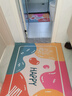 星晚硅藻泥吸水垫卫生间防滑洗澡脚垫厕所门口垫子浴室淋浴速干软地垫 快乐-彩（方哒） （定制联系客服）请勿直接拍 实拍图