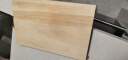 陳州 银杏木切菜板实木砧板家用白果树案板厨房面板整木占板方形刀板 40*26*3【2-3人 送小板】 实拍图