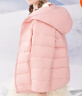 鸭鸭（YAYA）儿童轻薄中长款羽绒服宝宝男女大小童保暖新款冬季童装外套D 粉色-YE3A803533T 160cm 晒单实拍图