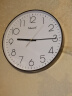 天王星挂钟客厅卧室石英钟现代简约创意钟表免打孔个性3D立体时钟挂表 实拍图
