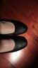 盼洁Pansy日本休闲女鞋工作通勤单鞋新款正装小皮鞋舒适透气女鞋2202 黑色 37 晒单实拍图