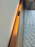 源氏木语 全实木床现代简约橡木大床北欧小户型卧室夜灯双人床 原木色低铺单床1.8*2m 实拍图