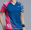 李宁（LI-NING） 羽毛球服短袖套装秋冬凉爽排球乒乓球赛比赛运动服时尚专业透气 男子/蓝色上衣/黑色短裤 套装 2XL 实拍图