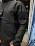 赫利肯火枪手软壳战术夹克男 户外出游防风保暖抓绒夹克tad徒步外套 黑色 L (高175-185cm 重160-180斤) 实拍图