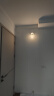雷士（NVC）LED现代创意简约卧室床头壁灯 温馨书房壁灯 过道走廊壁灯 白狐 12瓦LED 简约暖黄壁灯 实拍图