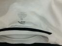 安踏（ANTA）t恤男士短袖夏季薄款圆领潮流大logo纯色舒适透气跑步上衣运动服 大logo-1纯净白色/金标 L/175 实拍图