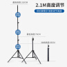 吉选2米电脑摄像头支架F15 主播直播2米高落地三角支架横屏竖屏抖音直播网课面试考试可伸缩支架专用 实拍图