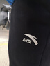 安踏大师腰型动裤丨舒乐商务通勤休闲长裤男士防泼水健身跑步运动裤男 【加绒款-罗纹收口】anta款/黑-4 L /(175) 适合130-150斤 实拍图