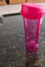 特百惠（Tupperware）茶韵塑料杯 男女学生夏季运动水杯子大容量带滤格 美唇红500ML 实拍图