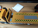 奥智嘉儿童玩具男孩合金车头拖车道路救援平板卡车3-6岁惯性工程车模型六一儿童节礼物 实拍图