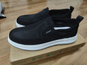 热风（Hotwind）【商场同款】春季新款男士时尚休闲鞋一脚套厚底圆头百搭日常布鞋 01黑色 41 255mm 实拍图