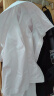 才子（TRIES）【易打理】男士短袖衬衫夏季职业衬衣商务正装纯色简约衬衫 白色 41(175/96A) 晒单实拍图