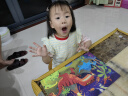弥鹿（MiDeer）儿童拼图玩具进阶纸质大块拼图男孩女孩3岁以上 4阶-宝宝的一天儿童节礼物 实拍图
