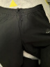 雪中飞秋冬新款外穿户外冬季加厚运动保暖休闲羽绒长裤 黑色-8715F 185 实拍图