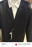 星禾莱休闲西装男套装痞帅高校学生小西服男女百搭班服外套DK学院风班服 西服+长西裤 2XL 135-152斤 实拍图